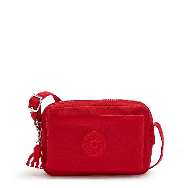 Bolsa Transversal Kipling Abanu Red Rouge Vermelho
