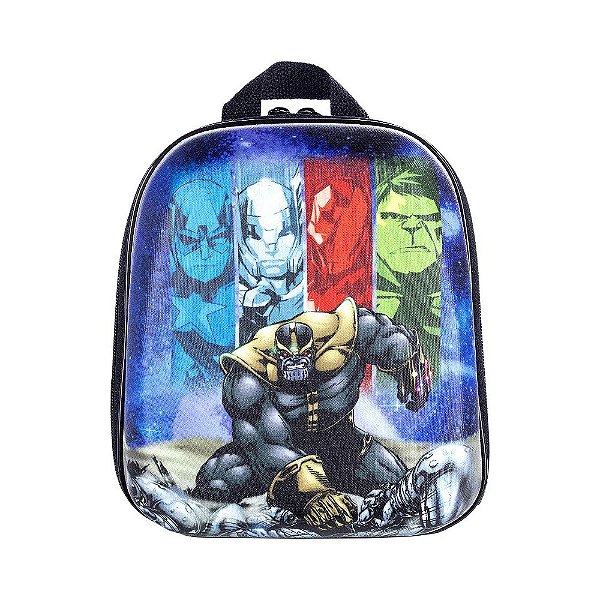 Mochila Escolar MaxToy Marvel Thanos Azul