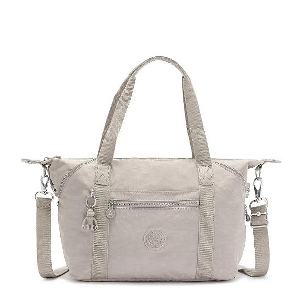 Bolsa Transversal Kipling Art 21 Litros Grey Gris Cinza