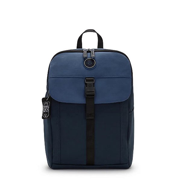 Mochila Kipling Genadi Mild Strong Blue Azul Marinho