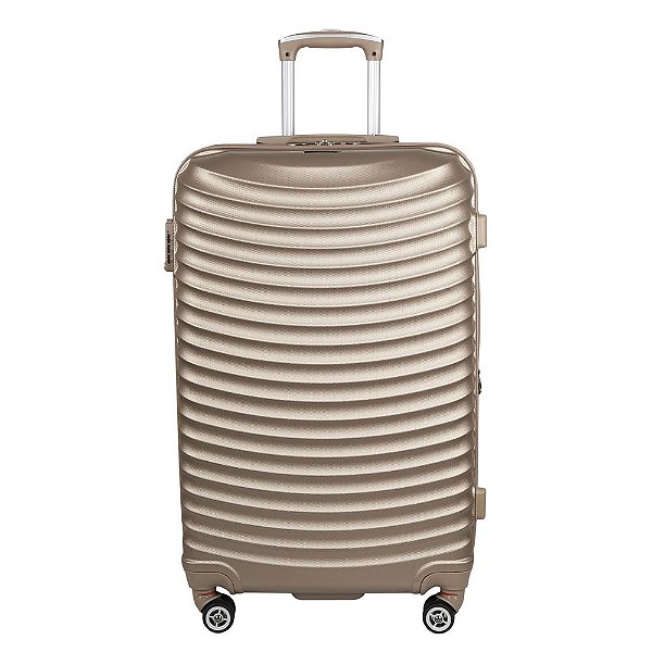 Mala de Viagem Sestini 360° Vega 2T Grande Dourado