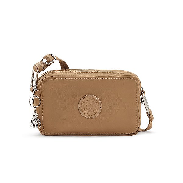 Bolsa Transversal Kipling Milda Soft Almond Bege