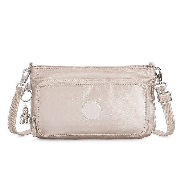Bolsa Transversal Kipling Myrte Cinza