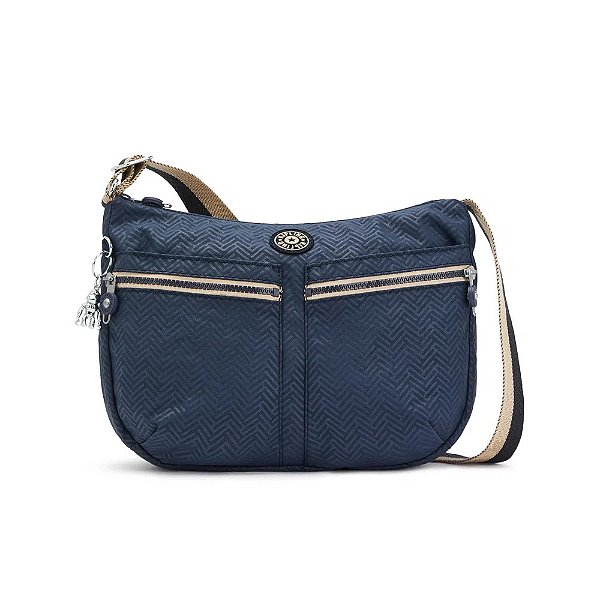 Bolsa Transversal Kipling Izellah 7 Litros Azul Marinho