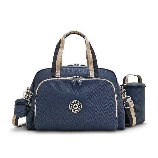 Bolsa de Maternidade Kipling Camama 22 Litros Azul Marinho
