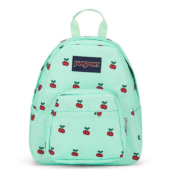 Mini Mochila Jansport Half Pint 8 Bit Cherries Verde