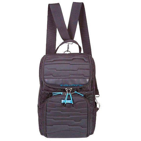 Mochila Sestini 2 em 1 Evolution Dark Division Preto