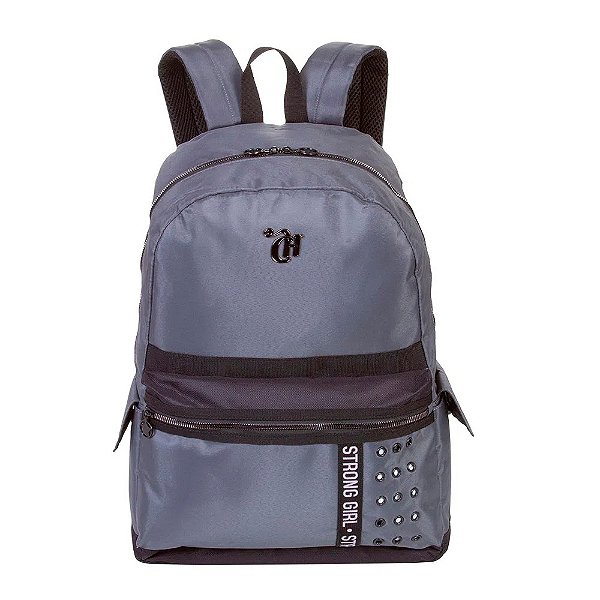 Mochila Sestini Capricho Street Army 27 Litros Cinza
