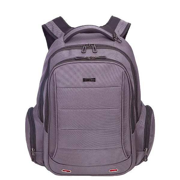 Mochila Sestini Grande 2 Compartimentos Web 3.0 Plus Cinza