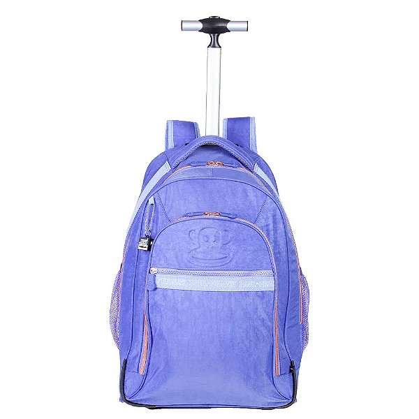 Mochila Sestini Com Carrinho Paul Frank T03 Lavanda