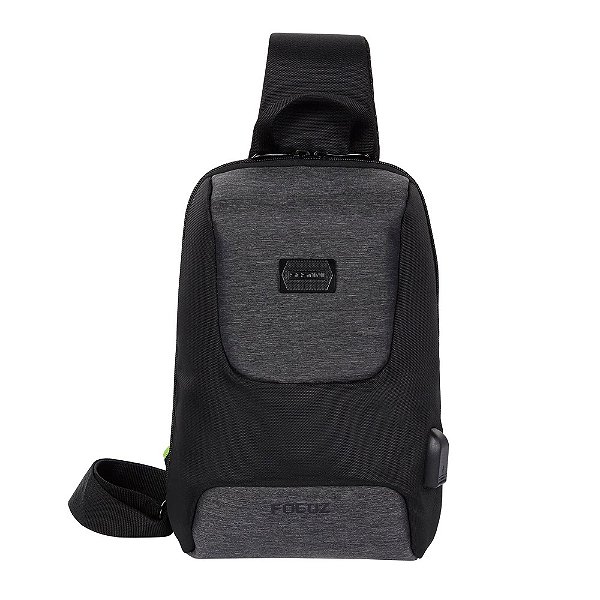 Bolsa Transversal Sestini Alça Única Focuz Preto