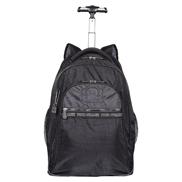 Mochila Sestini Com Carrinho 2 em 1 Paul Frank 21T03 Preto