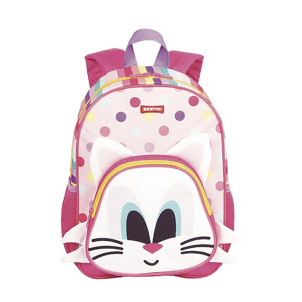 Mochila Sestini Média Kids X Cat 2 Rosa