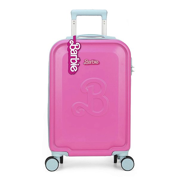 Mala de Bordo Luxcel Barbie O Filme Pequena Rosa