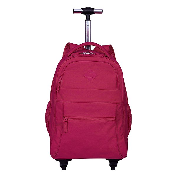 Mochila Sestini 4 Rodas Rolling Crinkle 34 Litros Pink