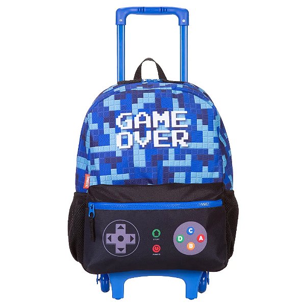 Mochila Sestini Com Rodinhas Grande Game 2 Colorido