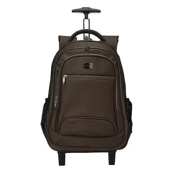 Mochila Polo King Laptop Com Carrinho EC21012PK Marrom