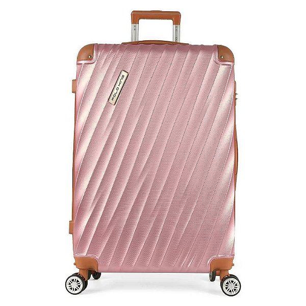 Mala de Viagem Polo King Marseille Média Rosa