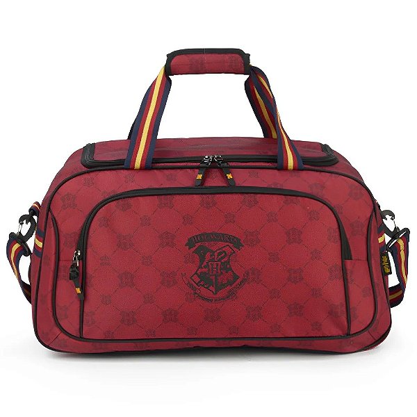 Sacola Bolsa de Viagem Luxcel Harry Potter Vermelho Vinho