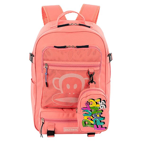 Mochila Sestini Grande Paul Frank Casual Coral