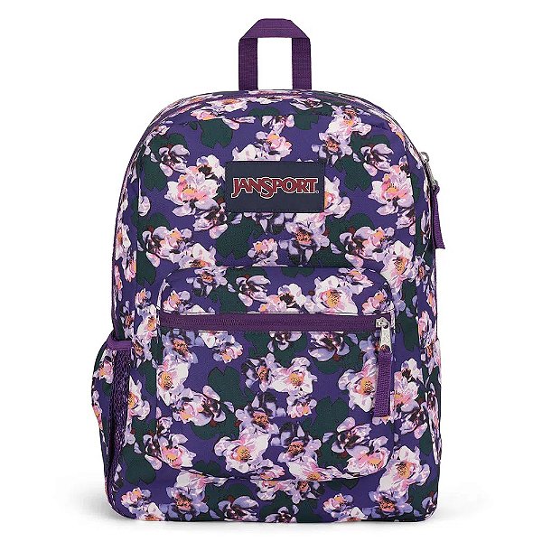Mochila Jansport Cross Town Purple Petals 26 Litros