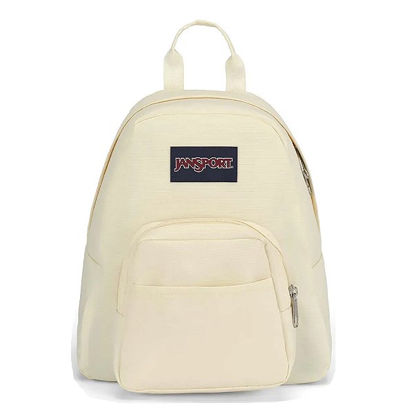 Mini Mochila Jansport Half Pint Coconut 10 Litros Bege