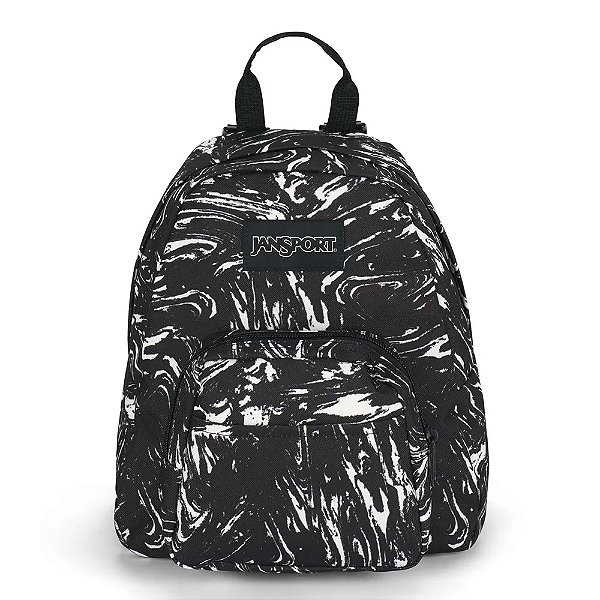 Mini Mochila Jansport Half Pint Marbled Motion Preto