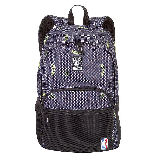 Mochila Sestini NBA Legend Brooklyn Nets Preto
