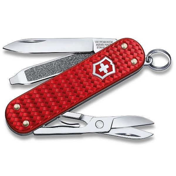 Canivete Victorinox Classic Precious Alox Iconic Vermelho