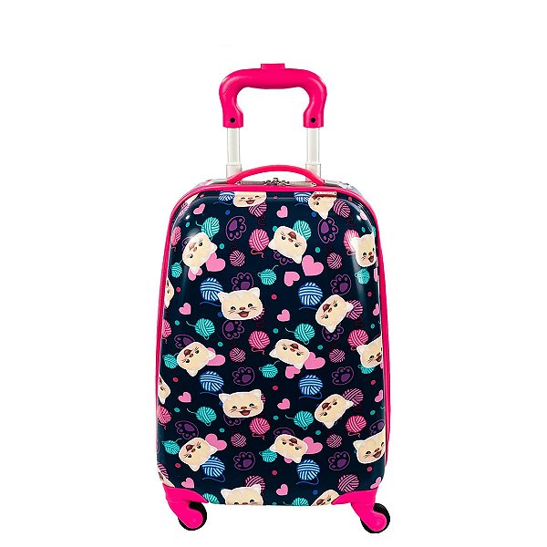 Mala de Viagem Sestini Pequena com Rodas 360° Kids Cat 3