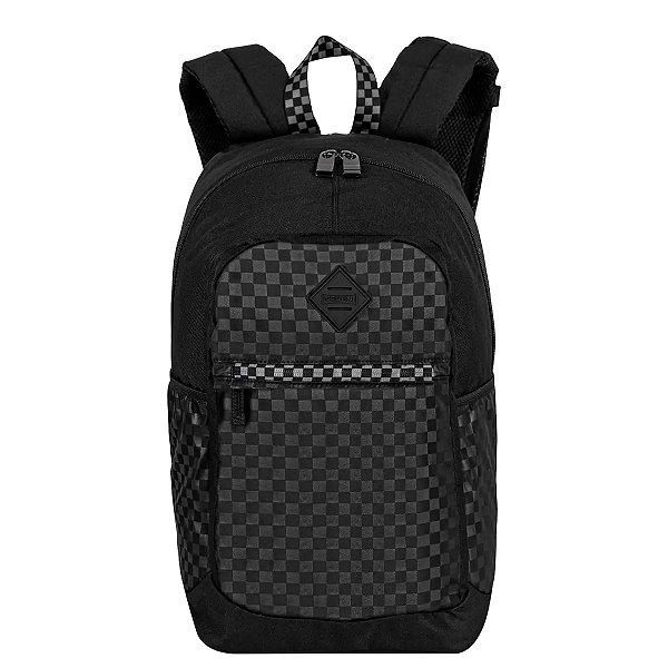 Mochila Sestini Magic Nailon Xadrez Preto