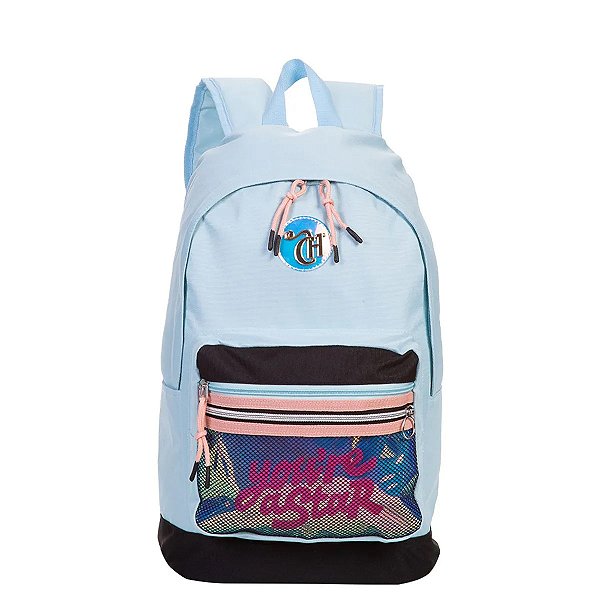 Mochila Sestini Grande Capricho Candy Azul Blueberry