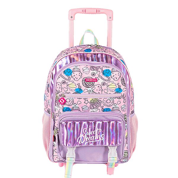 Mochila Sestini Com Rodinha Grande Sestini Y Dreams Colorido
