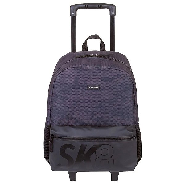 Mochila Sestini Com Rodinhas Grande M Plus Street Colorido