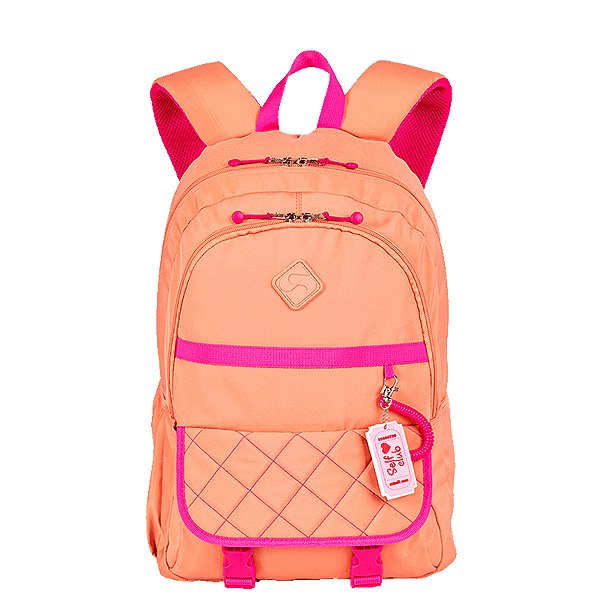 Mochila Sestini 2 Compartimentos Lover Laranja Pêssego
