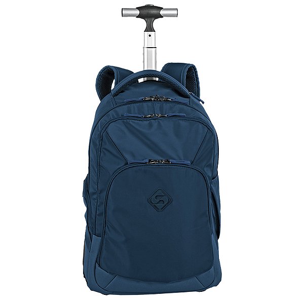 Mochila Sestini com Rodinhas Rollingg 2 Azul Oceano
