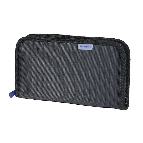 Carteira Samsonite Global Travel com Porta Passaporte Preto