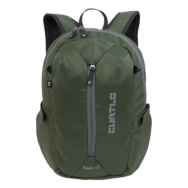 Mochila Curtlo Twin para Trilha 12L Verde Militar
