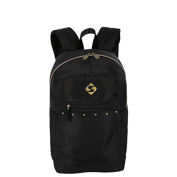 Mochila Sestini Magic 2 Nailon Neogold Preto Unissex