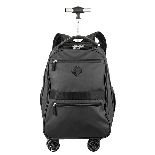 Mochila com Carrinho Sestini 4R Rolling Hidroblock Preto