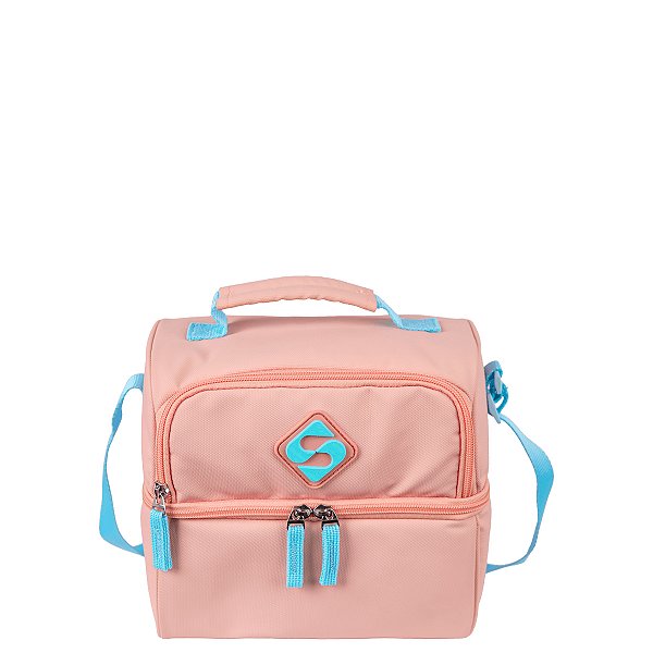 Lancheira Sestini Baú 2 Comp Lunch Hydroblock Peach Candy