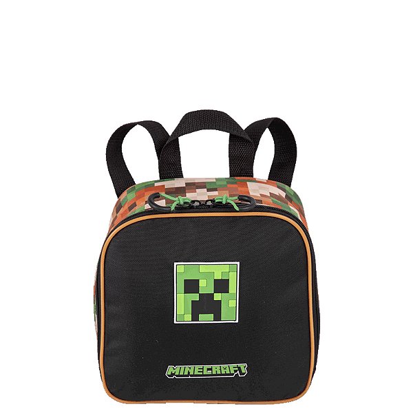 Lancheira Sestini Grande Minecraft X Outdoors Preto