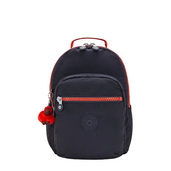 Mochila Kipling Bold Zip Seoul Notebook 15pol Azul