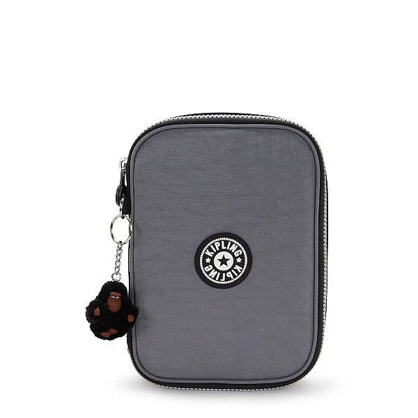 Estojo Kipling 100 Pens Space Black BL Unissex Preto