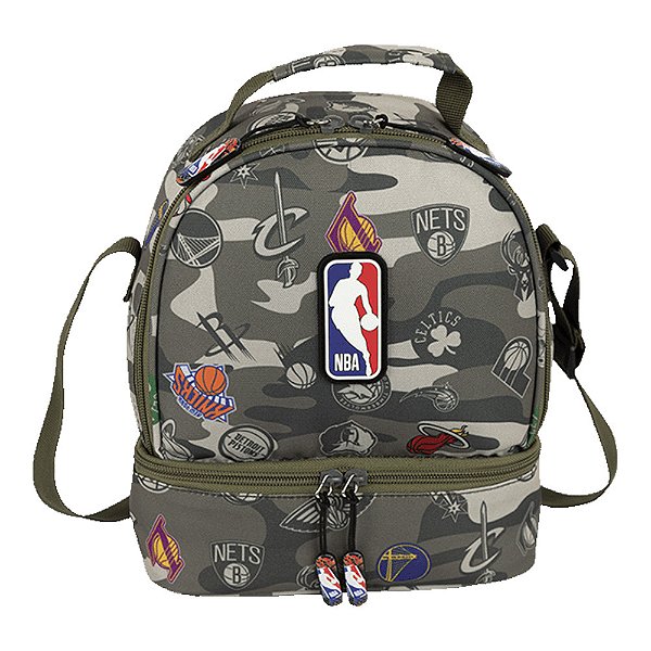 Lancheira Sestini Grande Nba Begins Camuflado Verde