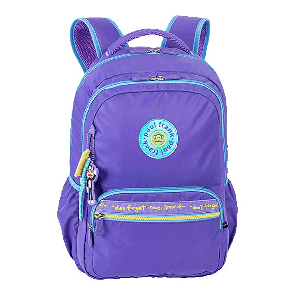 Mochila Sestini 2 Comp Paul Frank Fun 27 Litros Roxo