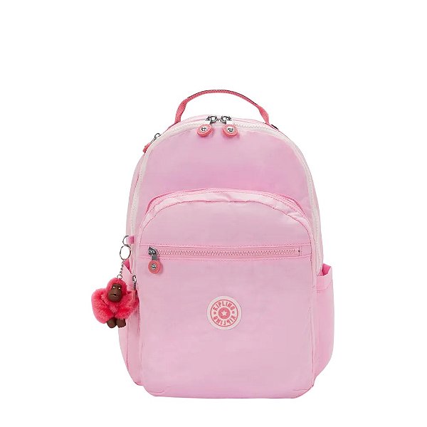 Mochila Kipling Seoul Galaxy Pink C Feminino Rosa