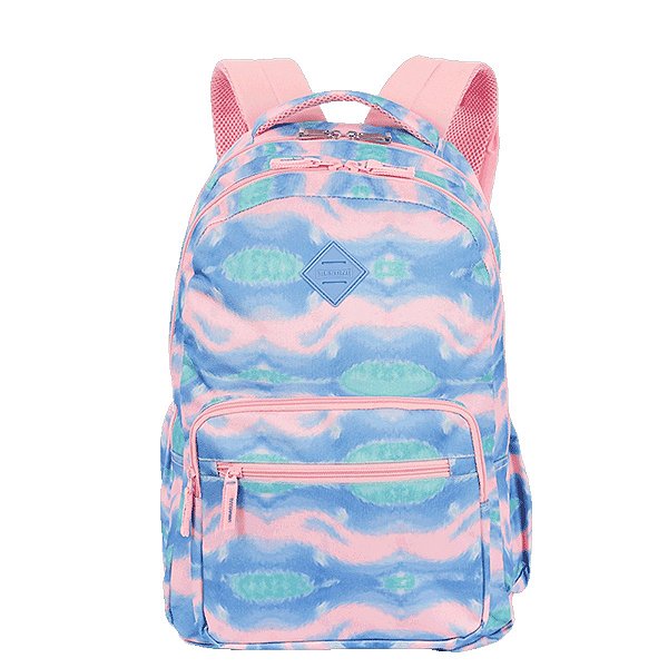 Mochila Sestini 2 Compartimentos College 3 Mística Rosa