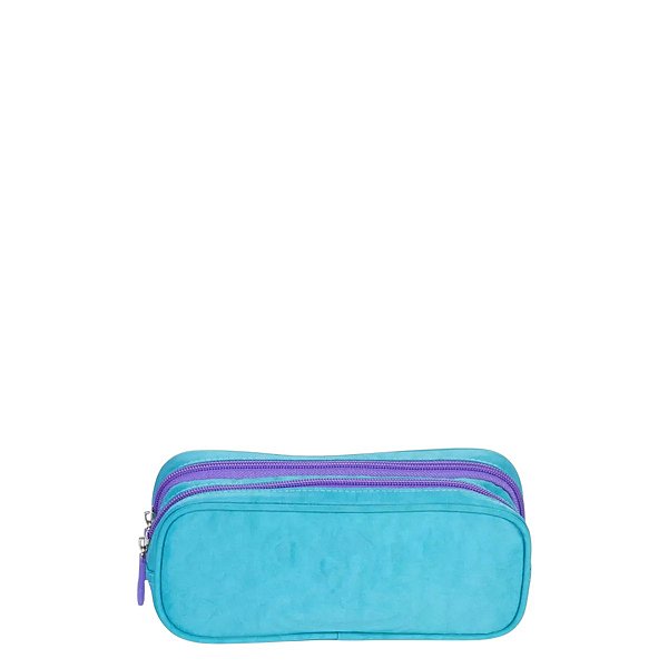 Estojo Sestini 2 Comp Paul Frank T03 Unissex Verde Lagoa