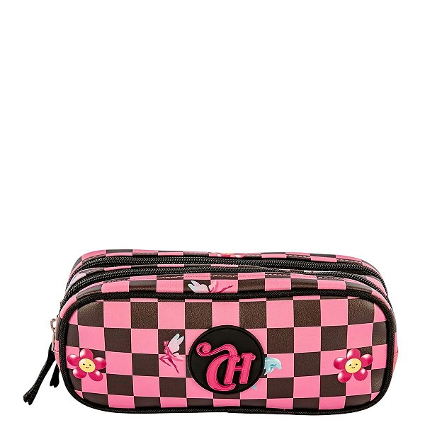 Estojo Sestini 2 Comp Capricho Pop Cosmic Gang Feminino Rosa